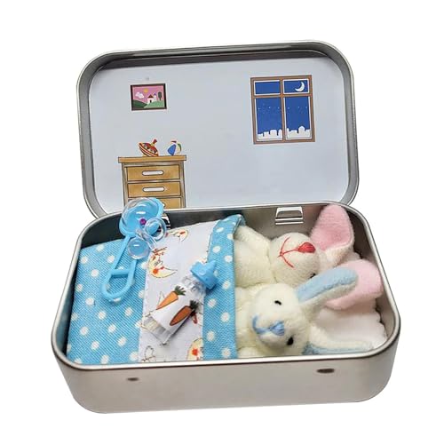 Perfeclan Osterpocket Bunny Spielzeug Osterdekoration Herzstück Weiches Orament kreative feine Handwerkskunst Kinder Geschenk Kinder Kaninchen Spielzeug, Blau von Perfeclan