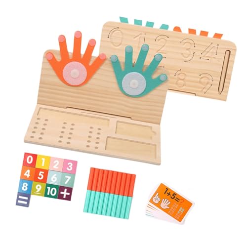 Perfeclan Pädagogische Mathematik-Manipulative, Vorschul-Lernspielzeug, Frühes Lernen, Feinmotorik, Fingerzahlen, Zählspielzeug für 3–5-Jährige, Doppelseitige Platine Perfeclan Pädagogische Mathematik-Manipulative, Vorschul-Lernspielzeug, Frühes Lernen, Feinmotorik, Fingerzahlen, Zählspielzeug für 3–5-Jährige, Doppelseitige Platine von Perfeclan