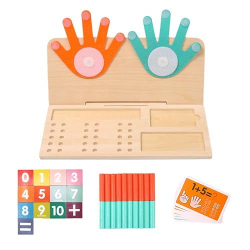 Perfeclan Pädagogische Mathematik-Manipulative, Vorschul-Lernspielzeug, Frühes Lernen, Feinmotorik, Fingerzahlen, Zählspielzeug für 3–5-Jährige, Einseitige Platine Perfeclan Pädagogische Mathematik-Manipulative, Vorschul-Lernspielzeug, Frühes Lernen, Feinmotorik, Fingerzahlen, Zählspielzeug für 3–5-Jährige, Einseitige Platine von Perfeclan
