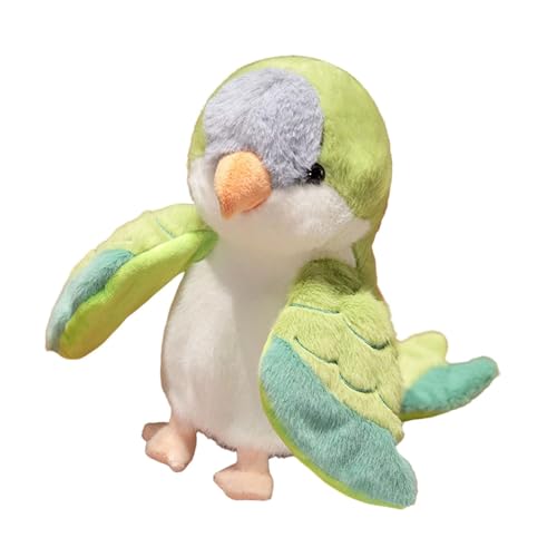 Perfeclan Papagei-Handpuppe, Plüschtier, interaktive Vogelpuppe, Kindergeschenk, Stofftier, Plüschpuppe für Rollenspiele, Geschichtenerzählen, GrÜn Perfeclan Papagei-Handpuppe, Plüschtier, interaktive Vogelpuppe, Kindergeschenk, Stofftier, Plüschpuppe für Rollenspiele, Geschichtenerzählen, GrÜn von Perfeclan