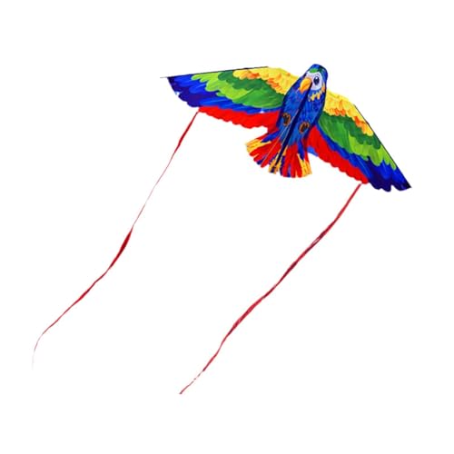 Perfeclan Papageiendrachen, Cartoon-Tierdrachen, einfach zu verwendendes Flugspiel für Kinder, Stranddrachen für Spieleaktivitäten im Freien, Gartenpark, Blau Perfeclan Papageiendrachen, Cartoon-Tierdrachen, einfach zu verwendendes Flugspiel für Kinder, Stranddrachen für Spieleaktivitäten im Freien, Gartenpark, Blau von Perfeclan