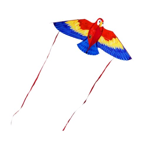 Perfeclan Papageiendrachen, Cartoon-Tierdrachen, einfach zu verwendendes Flugspiel für Kinder, Stranddrachen für Spieleaktivitäten im Freien, Gartenpark, Rot Perfeclan Papageiendrachen, Cartoon-Tierdrachen, einfach zu verwendendes Flugspiel für Kinder, Stranddrachen für Spieleaktivitäten im Freien, Gartenpark, Rot von Perfeclan