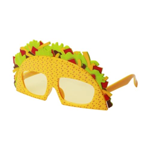 Perfeclan Partygläser Dia de Muertos Party Kostüm Dekorative Brillen Requisiten Taco Bout Pinata für Maskerade Teenager Urlaub Feiertag Kleid von Perfeclan
