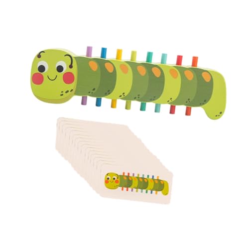 Perfeclan Passende Spielzeugfeinmotor -Koordination Kinder Bildungsfarbanerkennung Matching -Spiel für 3+Jahre Jungen Mädchen Geburtstag Geschenk von Perfeclan