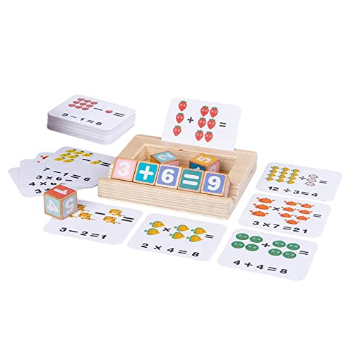 Perfeclan Passenden Spiel, Alphabet Rechtschreibung, Anzahl Passenden; Objekte Anzahl Anerkennung, bildungs Lernen Spielzeug für 3 Jahre Alt, Mathematik Lernen von Perfeclan