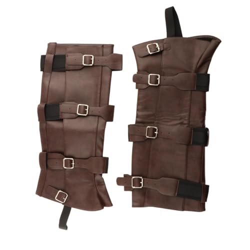 Perfeclan Piraten-Stiefelüberzüge, Steampunk-Mittelalter-Stiefelüberzüge für Cosplay-Kostümzubehör, Kaffeehöhe 42.5 cm Perfeclan Piraten-Stiefelüberzüge, Steampunk-Mittelalter-Stiefelüberzüge für Cosplay-Kostümzubehör, Kaffeehöhe 42.5 cm von Perfeclan