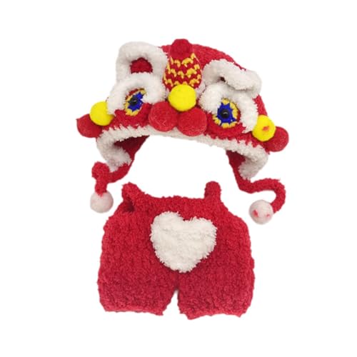 Perfeclan Plüsch-Puppenkleidung, Neujahrskleidung für Kinder, Geburtstagsgeschenk mit Hut, modische Puppenkleidung, Kostüme für 5,91-Zoll-Puppe Perfeclan Plüsch-Puppenkleidung, Neujahrskleidung für Kinder, Geburtstagsgeschenk mit Hut, modische Puppenkleidung, Kostüme für 5,91-Zoll-Puppe von Perfeclan