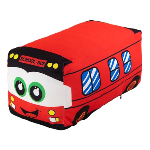 Perfeclan Plüsch-Schulbus, gefülltes Auto, Spielzeug, Schlafenszeitbegleiter, kuscheliges Dekokissen für Arbeitszimmer, Wohnzimmer, Ornamente, Rot 20cm Perfeclan Plüsch-Schulbus, gefülltes Auto, Spielzeug, Schlafenszeitbegleiter, kuscheliges Dekokissen für Arbeitszimmer, Wohnzimmer, Ornamente, Rot 20cm von Perfeclan