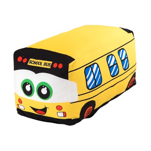 Perfeclan Plüsch-Schulbus, gefülltes Auto, Spielzeug, Schlafenszeitbegleiter, kuscheliges Dekokissen für Arbeitszimmer, Wohnzimmer, Ornamente, gelb 20cm Perfeclan Plüsch-Schulbus, gefülltes Auto, Spielzeug, Schlafenszeitbegleiter, kuscheliges Dekokissen für Arbeitszimmer, Wohnzimmer, Ornamente, gelb 20cm von Perfeclan