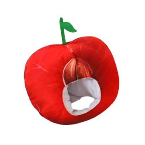 Perfeclan Plüschfrucht Kopfbedeckung Soft Selfie Hut Kirschen Hut für Karnevalsgeburtstagsfestival Perfeclan Plüschfrucht Kopfbedeckung Soft Selfie Hut Kirschen Hut für Karnevalsgeburtstagsfestival von Perfeclan