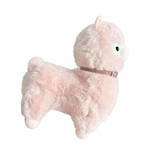Perfeclan -Plüschtierpuppe, entzückender Klingelton, Heimdekoration, Sammlerstück, Geschenk, kuscheliges Cartoon-Plüschpuppenspielzeug für Teenager, Rosa von Perfeclan