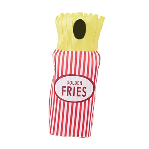 Perfeclan Pommes Frites Kostüm Erwachsene Unisex Frittiertes Essen Kostüm für Maskerade Bühnendekoration von Perfeclan