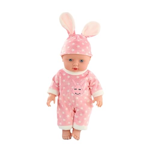 Perfeclan Puppe, Modepuppe, 11,81 Zoll Großes Lernspielzeug, Sieht Echt Aus Wie EIN Süßes Neugeborenes Mädchen, Rollenspiel für Kinder, Mädchen Im Alter von 4–6, Rosa Perfeclan Puppe, Modepuppe, 11,81 Zoll Großes Lernspielzeug, Sieht Echt Aus Wie EIN Süßes Neugeborenes Mädchen, Rollenspiel für Kinder, Mädchen Im Alter von 4–6, Rosa von Perfeclan