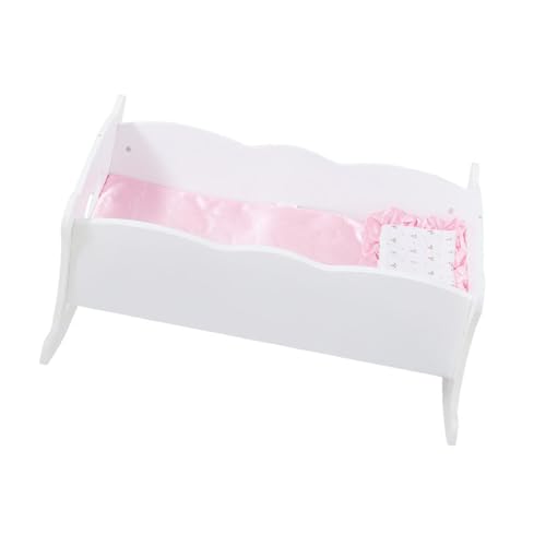 Perfeclan Puppenbett aus, 45,7 cm, weiß, 53,3 x 27,9 x 25,4 cm, vielseitig, schnelle Installation, realistisch für fantasievolles Spielen mit Kissendecke Perfeclan Puppenbett aus, 45,7 cm, weiß, 53,3 x 27,9 x 25,4 cm, vielseitig, schnelle Installation, realistisch für fantasievolles Spielen mit Kissendecke von Perfeclan