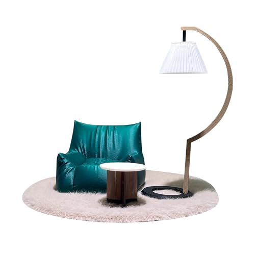 Perfeclan Puppenhaus-Möbelset, 1/12, Sofa, Stehlampe, Couchtisch und Teppich, kreative Simulation, Kindergeschenk, Mini-Puppenhaus-Zubehör von Perfeclan