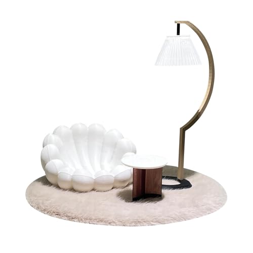 Perfeclan Puppenhaus-Möbelset 1/12, Sofa, Stehlampe, Couchtisch und Teppich, Kindergeschenk, kreative Simulation, Mini-Puppenhaus-Zubehör von Perfeclan