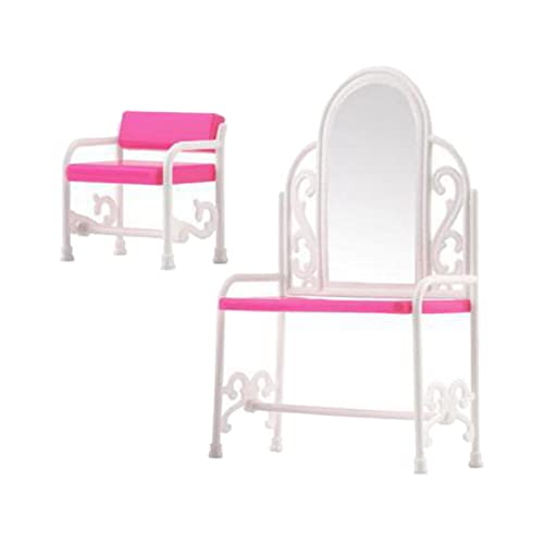 perfeclan Puppenhaus Schminktisch Puppenhaus Dekor Zubehör Puppen Schlafzimmer Badezimmer Möbel Dekor perfeclan Puppenhaus Schminktisch Puppenhaus Dekor Zubehör Puppen Schlafzimmer Badezimmer Möbel Dekor von Perfeclan