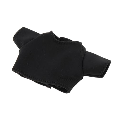 Perfeclan Puppenkleidung, T-Shirt im Maßstab 1/6, 5,1 cm lang, Verkleidungskörper, freiliegende Taille, Soldatenkostüm für 12-Zoll-Actionfiguren, Schwarz Perfeclan Puppenkleidung, T-Shirt im Maßstab 1/6, 5,1 cm lang, Verkleidungskörper, freiliegende Taille, Soldatenkostüm für 12-Zoll-Actionfiguren, Schwarz von Perfeclan