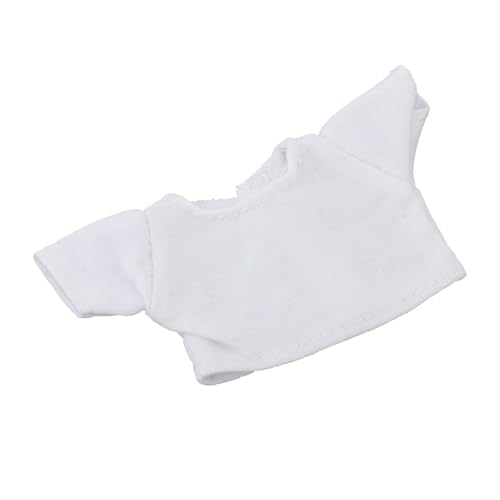 Perfeclan Puppenkleidung, T-Shirt im Maßstab 1/6, 5,1 cm lang, Verkleidungskörper, freiliegende Taille, Soldatenkostüm für 12-Zoll-Actionfiguren, Weiß Perfeclan Puppenkleidung, T-Shirt im Maßstab 1/6, 5,1 cm lang, Verkleidungskörper, freiliegende Taille, Soldatenkostüm für 12-Zoll-Actionfiguren, Weiß von Perfeclan