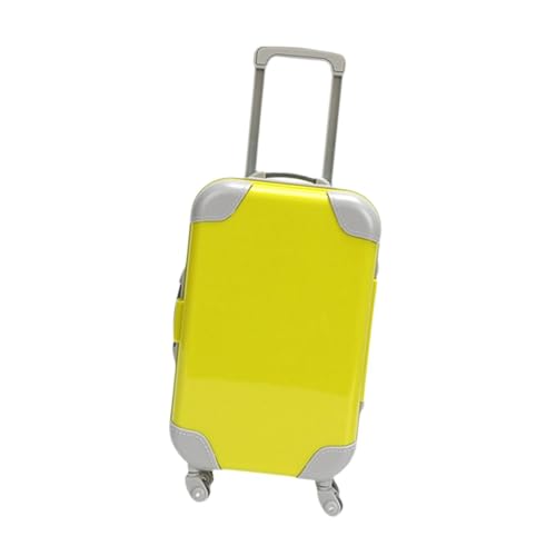 Perfeclan Puppenzubehörkoffer für Mädchen, Puppen-Reisegepäckkoffer, Spielzeug, Mini-Reisekoffer für Mädchen, Kinderspielzeug, Geschenke zum Anziehen, Gelb Perfeclan Puppenzubehörkoffer für Mädchen, Puppen-Reisegepäckkoffer, Spielzeug, Mini-Reisekoffer für Mädchen, Kinderspielzeug, Geschenke zum Anziehen, Gelb von Perfeclan