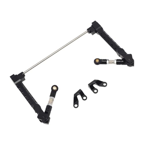 Perfeclan RC -Auto Anti -Sway -Stange Metal Sway Stab tragbare Ersatz -RC -Ersatzteil für Wraith RR10 1/10 RC Car DIY, Schwarz von Perfeclan