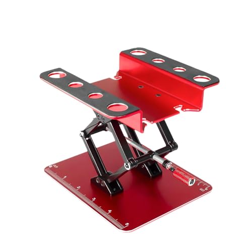 Perfeclan RC -Auto Arbeitsständer Einstellbare Höhe Kompaktem Modell Display Rack Reparaturstation für 1/8 1/10 1/14 Driftauto Fahrzeugfahrzeug -LKW von der, Style A von Perfeclan