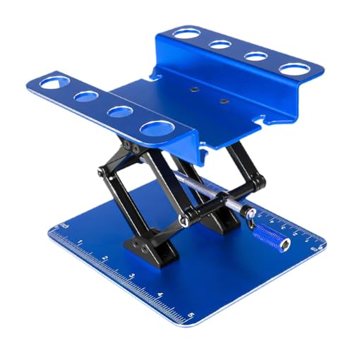 Perfeclan RC -Auto Arbeitsständer Einstellbare Höhe Kompaktem Modell Display Rack Reparaturstation für 1/8 1/10 1/14 Driftauto Fahrzeugfahrzeug -LKW von der, Style E von Perfeclan