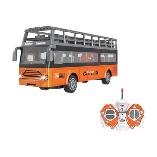 Perfeclan RC Auto Elektro RC Stadtbus 1/30 Modell Spielzeug Geschenke 4 Kanal LKW Modell Gummireifen Simulation Schulbus Spielzeug Stadtbus Modell, Doubledecker Bus B Perfeclan RC Auto Elektro RC Stadtbus 1/30 Modell Spielzeug Geschenke 4 Kanal LKW Modell Gummireifen Simulation Schulbus Spielzeug Stadtbus Modell, Doubledecker Bus B von Perfeclan