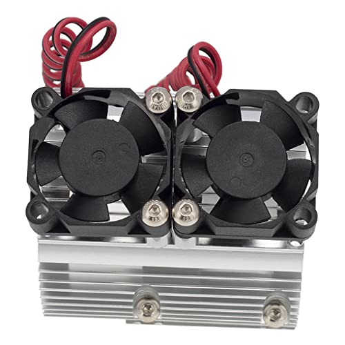 Perfeclan RC Auto Motor Kühlkörper Motor Kühler, RC Auto Motor Kühlkörper Lüfter, Motor Heatsink Kühlkörper Kühler für Arrma Fahrzeugteile DIY Arrma Crawler Motorteile - Silver Perfeclan RC Auto Motor Kühlkörper Motor Kühler, RC Auto Motor Kühlkörper Lüfter, Motor Heatsink Kühlkörper Kühler für Arrma Fahrzeugteile DIY Arrma Crawler Motorteile - Silver von Perfeclan