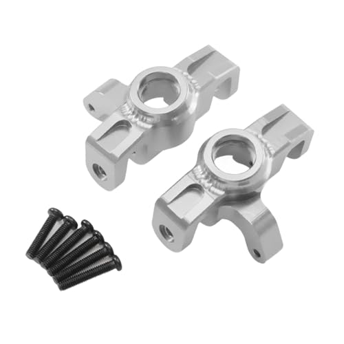 Perfeclan RC-Auto-Vorderrad-Lenkbecher, DIY, ersetzt 14211, Mehrzweck-Ersatz, robuste, stabile Leistung, einfach zu installierende RC-Autoteile 1/14, Argent von Perfeclan