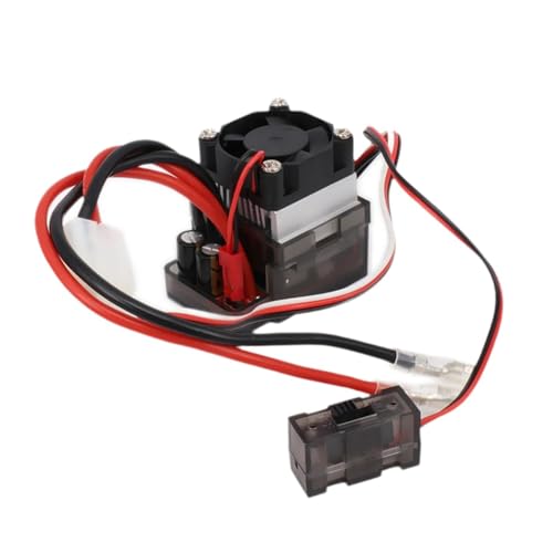 Perfeclan RC -Auto gebürstet ESC HSP Modellzubehör Zubehör wasserdichtes Upgrade Teil Motor RC Car Boat Crawler Vehicles Model Trucks von Perfeclan