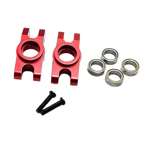 Perfeclan RC -Autoachse -Träger hinter Achsen Sitz Leichte 1/16 Skalierungs -RC -Reparaturteile für 16207 16208 16209 Fernbedienungsauto -Teile, Rot von Perfeclan