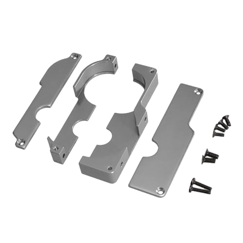 Perfeclan RC Autokui Getriebeabdeckungsschutz wasserdichte DIY ACCS Einfach zu Verwenden Einfach Abnehmbare Zahnradabdeckungslegierungschale für 124017 16 18, Grau Perfeclan RC Autokui Getriebeabdeckungsschutz wasserdichte DIY ACCS Einfach zu Verwenden Einfach Abnehmbare Zahnradabdeckungslegierungschale für 124017 16 18, Grau von Perfeclan