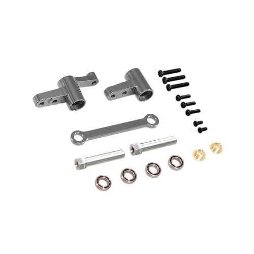 Perfeclan RC -Autolenkungsantriebskomponenten RC -Autoanschläge RC -Auto -Upgrades Zubehör für 1/14 GO 14209 14210 H14BM RC -Autoteile, Grau von Perfeclan