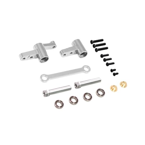 Perfeclan RC -Autolenkungsantriebskomponenten RC -Autoanschläge RC -Auto -Upgrades Zubehör für 1/14 GO 14209 14210 H14BM RC -Autoteile, Silber Perfeclan RC -Autolenkungsantriebskomponenten RC -Autoanschläge RC -Auto -Upgrades Zubehör für 1/14 GO 14209 14210 H14BM RC -Autoteile, Silber von Perfeclan