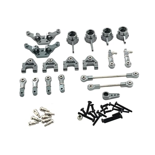 Perfeclan RC-Car-Ersatzteile, Lenkschalen, inklusive Befestigungsschrauben, Shock -Zubehör für Wltoys 1:28 284161 284010 284131 RC-Car, grau Perfeclan RC-Car-Ersatzteile, Lenkschalen, inklusive Befestigungsschrauben, Shock -Zubehör für Wltoys 1:28 284161 284010 284131 RC-Car, grau von Perfeclan