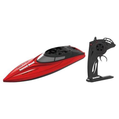 Perfeclan RC Fernbedienungsboot -Wasserspielzeug, elektrisches Schnellboot für Kinder, Kinder, Jungen, Rot Perfeclan RC Fernbedienungsboot -Wasserspielzeug, elektrisches Schnellboot für Kinder, Kinder, Jungen, Rot von Perfeclan