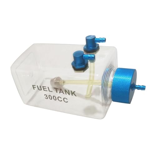 Perfeclan RC-Flugzeug-Kraftstofftank, transparenter Kraftstofftank für Flugzeuggas-Flugzeugteile, 300CC von Perfeclan