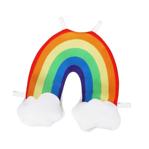 Perfeclan Rainbow Cosplay Kostüm für Kinder Kinder Tag Kostüm für Feierlichkeiten Geschenk, for L to XL Perfeclan Rainbow Cosplay Kostüm für Kinder Kinder Tag Kostüm für Feierlichkeiten Geschenk, for L to XL von Perfeclan