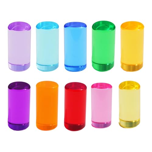 Perfeclan Regenbogen-Bausteine-Set, Regenbogen-Acryl-Edelstein-Zylinderblöcke, Hand-Augen-Koordination, glattes Lernspielzeug für die Vorschule, 5cm Perfeclan Regenbogen-Bausteine-Set, Regenbogen-Acryl-Edelstein-Zylinderblöcke, Hand-Augen-Koordination, glattes Lernspielzeug für die Vorschule, 5cm von Perfeclan