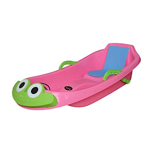 Perfeclan Rodelschlitten Sandschlitten Rutschfester Schneeschlitten Zum Skifahren, Frosch Rosa Perfeclan Rodelschlitten Sandschlitten Rutschfester Schneeschlitten Zum Skifahren, Frosch Rosa von Perfeclan