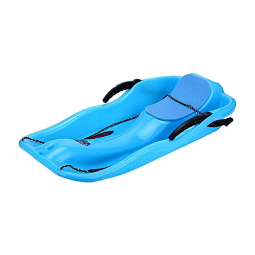 Perfeclan Rodelschlitten Sandschlitten Rutschfester Schneeschlitten Zum Skifahren, Normales Blau Perfeclan Rodelschlitten Sandschlitten Rutschfester Schneeschlitten Zum Skifahren, Normales Blau von Perfeclan