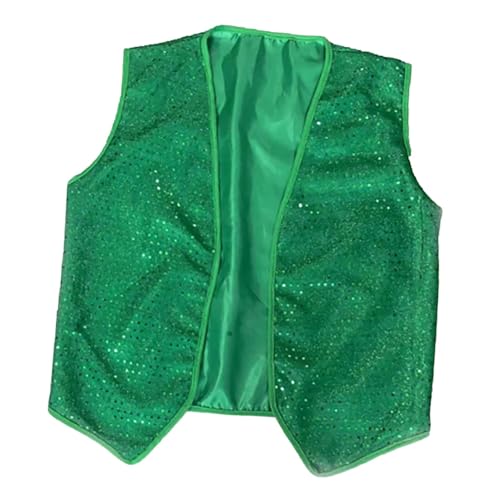 Perfeclan ST Day Weste, Paillettenweste für Bühnenauftritte, Karneval, Geschenk, Rollenspiele, XL Perfeclan ST Day Weste, Paillettenweste für Bühnenauftritte, Karneval, Geschenk, Rollenspiele, XL von Perfeclan