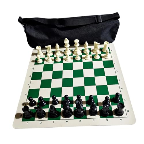 Perfeclan Schachspiel-Spielbrett für Erwachsene und mit Aufbewahrungsbox, ideal für Zuhause und unterwegs von Perfeclan