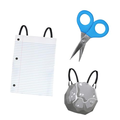 Perfeclan Schere-Stein-Papier-Kostüm für, lustiges Karnevalsparty-Zubehör, urkomisch von Perfeclan