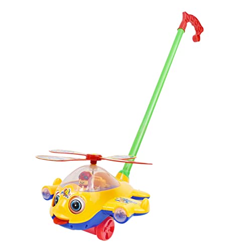 Perfeclan Schiebespielzeug, Lernhubschrauber, Handschiebespielzeug, Handschiebeflugzeug, Autospielzeug für Kinder, Kleinkinder, Geschenke, Flugzeug Perfeclan Schiebespielzeug, Lernhubschrauber, Handschiebespielzeug, Handschiebeflugzeug, Autospielzeug für Kinder, Kleinkinder, Geschenke, Flugzeug von Perfeclan
