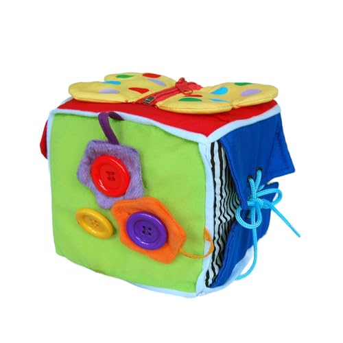 Perfeclan Schnallenwürfel, Reißverschluss, Druckknopf, Schnalle, Krawatte, Spielzeug, Reisespielzeug, Lernaktivitätsspielzeug, Kleid, Lerntafel, Montessori für Perfeclan Schnallenwürfel, Reißverschluss, Druckknopf, Schnalle, Krawatte, Spielzeug, Reisespielzeug, Lernaktivitätsspielzeug, Kleid, Lerntafel, Montessori für von Perfeclan