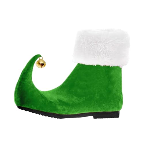 Perfeclan Schuhe für Männer, Frauen und Erwachsene, Elfenstiefel, entzückende Weihnachtsmann-Schuhe, GrÜn, 45 Perfeclan Schuhe für Männer, Frauen und Erwachsene, Elfenstiefel, entzückende Weihnachtsmann-Schuhe, GrÜn, 45 von Perfeclan