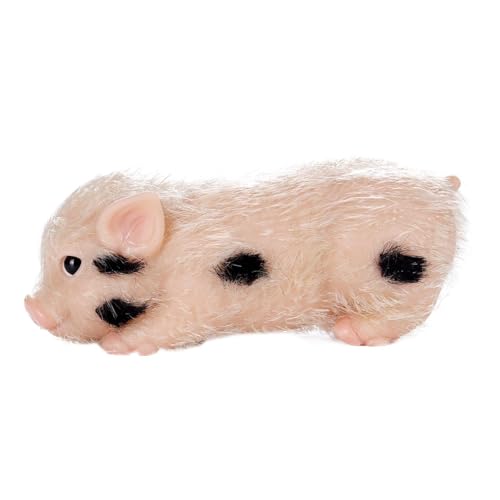 Perfeclan Schweinchen-Puppe, Schweinchen-Puppe, lustig, niedliches Tierpuppenspielzeug, Mini-Ferkel für, Schwarze Flecken Perfeclan Schweinchen-Puppe, Schweinchen-Puppe, lustig, niedliches Tierpuppenspielzeug, Mini-Ferkel für, Schwarze Flecken von Perfeclan