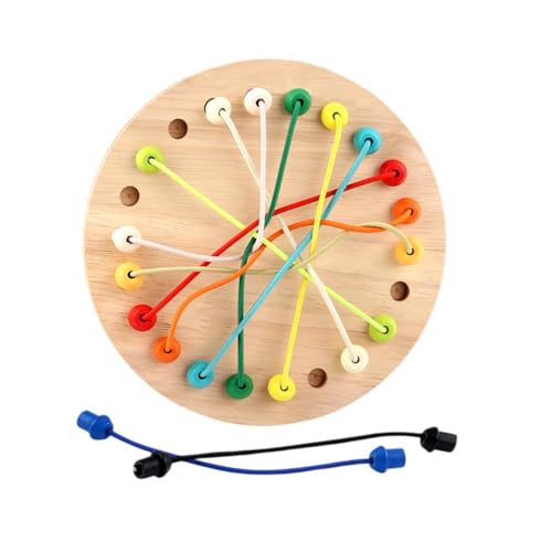Perfeclan Seil entwirrt Spielzeugseilknoten Entwöhnung Stapel Sortierspielzeug Brettspiel Seilschleife Spielzeugseile Puzzle Herausforderung Spielzeug von Perfeclan